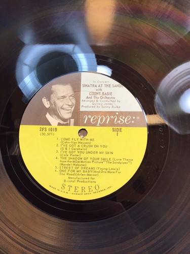 FRANK SINATRA AT THE SANDS WITH COUNT BASIE, QUINCY JONES REPRISE 2FS1019 STEREO - Picture 11 of 17