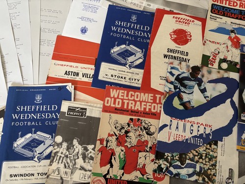 Huge Collection of Football Programmes  1966 WC Final Programme + 06 Final Mint  - Afbeelding 2 van 9