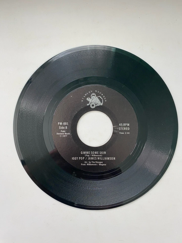 Iggy Pop & The Stooges James Williamson 1977 Punk 45 I Got A Right Siamese PM001 - Image 4 of 4
