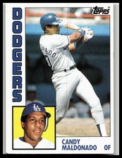 1984 Topps #244 Candy Maldonado Los Angeles Dodgers