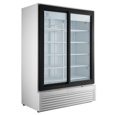 Beverage-Air MT53-1-SDW 54" Marketeer Series White Refrigerated Glass Door Merch