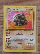 1st Edition Fossil Golem 36/62 