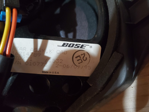 NEW BOSE 6x9 Rear Speaker w/ AMP Cadillac Seville Deville GM 16214789 Made USA - Bild 4 von 12