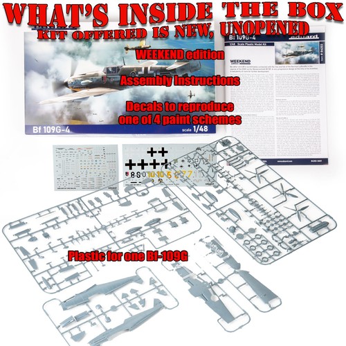 KIT MODELO EDICIÓN FIN DE SEMANA EDUARD 84203 1/48 MESSERSCHMITT BF 109G-4 - Imagen 4 de 5