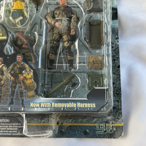 Figura de acción Elite Force 1 18 Warren Marcus aerotransportada paracaídas azul de trabajo de EE. UU. - Imagen 6 de 12