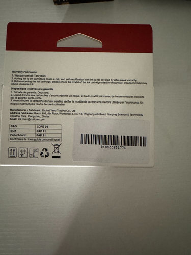 Caclemo 280XXL PGBK Black Ink Cartridge 2-Pack High Yield for Canon Printers New - Picture 3 of 5