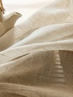 Wholesale Window Curtains Cotton Linen Rustic Feeling Semi Sheer for Bedroom