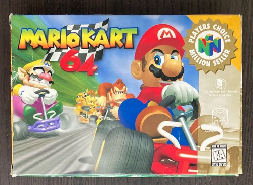Mario Kart 64 Player's Choice (Nintendo 64 N64) - Komplett in Box mit OVP Karte - Bild 1 von 11