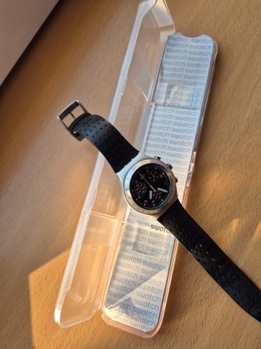 Reloj Swatch Irony Aluminio Cronógrafo con Correa de Silicona, Orig. Caja y manual - Imagen 18 de 19