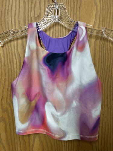 Girls DSG 2 Sports Bras & White Spandex Shorts Size M 10/12 Kids Youth - Picture 7 of 18