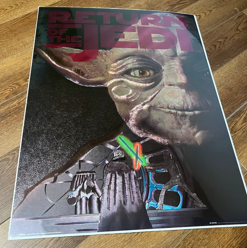 Star Wars Poster Set GB Posters 2004 - Metallic VHS Cover Art - ANH, ESB, ROTJ - Picture 4 of 6