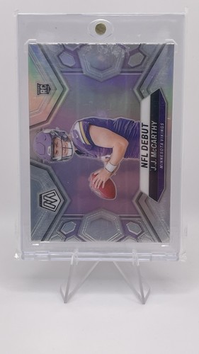 2024 Mosaic JJ McCarthy * NFL Debut * Rare RC Rookie Refractor Holo No 275 Prizm - Bild 2 von 8