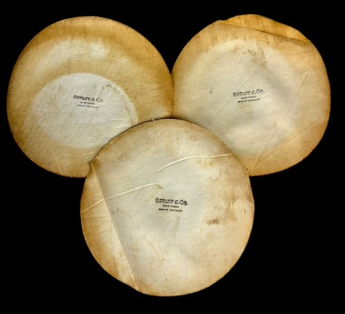 Antique Tiffany & Co Rock Cut Crystal Plates Set Of 10 Likely By Webb - Picture 2 of 11