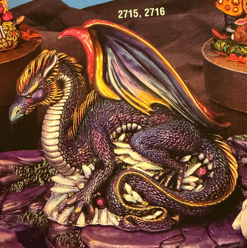 VINTAGE KIMPLE CERAMIC MOLD #2715/2716 DRAGON