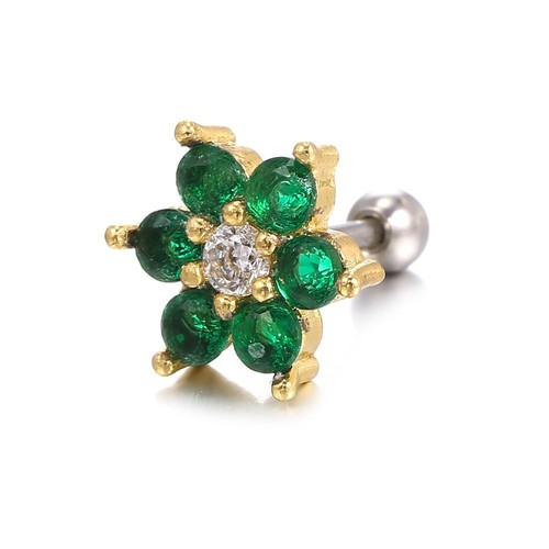Garnet Ions Rejuvenating Tourmaline Stud Women Girls - Picture 6 of 12