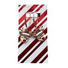 Boucles d'oreilles crochet berger renne clin d'œil BETSEY JOHNSON neuves avec étiquettes