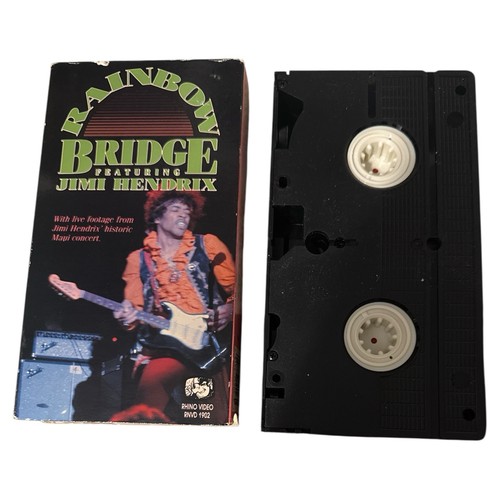 Rainbow Bridge (VHS, 1987) Jimi Hendrix, Pat Hartley Rhino Video Concert Tested - Picture 8 of 8