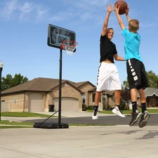 44-Inch Impact Portable Basketball Hoop with Telescoping Adjustment Classic Rim