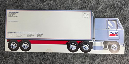 Pepsi Truck-Shaped Advertising Brochure with Beverage Lineup Display - Picture 5 of 9