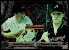 1994 Bowman's Best #108 Travis Fryman / Chipper Jones MI