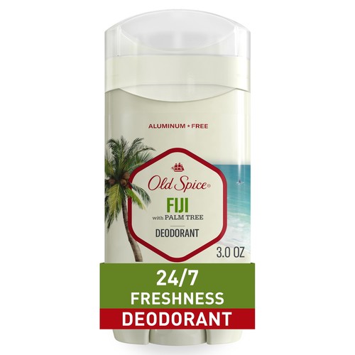 Deodorant for Men, Aluminum Free, Invisible Solid Deodorant Stick, Fiji, 3 Oz - Afbeelding 1 van 12