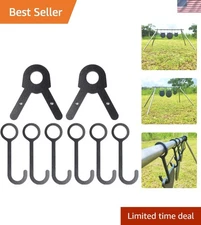 Precision Laser-Cut AR500 Steel Target Stand & Hooks for 1 Inch EMT Conduit