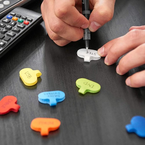 20 Pcs Marking Straps Cord Identification Tags Cable Labels for Electronics - Afbeelding 2 van 12