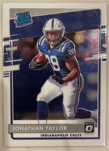 2020 Donruss Optic Jonathan Taylor Rated Rookie RC #167 Indianapolis Colts