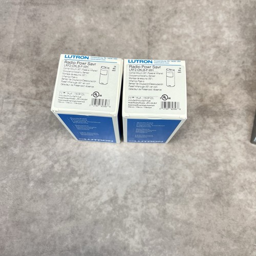 Lutron Occupancy Motion Sensor LRF2-OKLB-P-WH Radio Power Saver - Picture 6 of 6