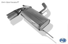 Fox Edelstahl Racing-Komplettanlage Seat Altea 5P 2x76mm + Absorber