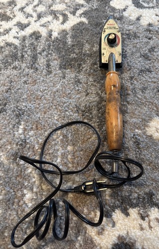 Vintage HOBBICO Custom Dichteisen mit Holzgriff 115V 170W - geprüft/funktionstüchtig