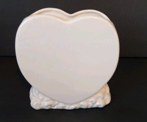 Vintage Lefton Valentine Heart Cupid Planter Vase H6191 - Picture 5 of 8