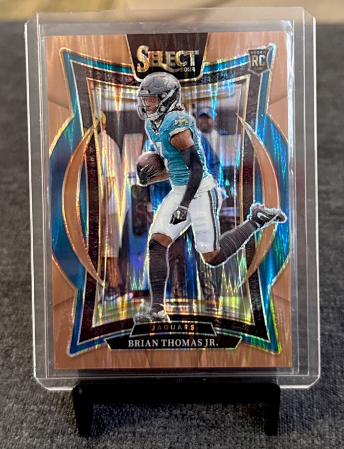2024 Panini Select Concourse Brian Thomas Jr. #91 Copper Shock /299 (RC) Rookie
