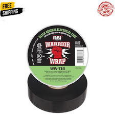 Warriorwrap General 3/4 In. X 60 Ft. 7 Mil Vinyl Electrical Tape, Black