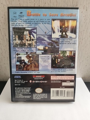 Skies of Arcadia Legends Nintendo GameCube 2003, CIB - Picture 7 of 7