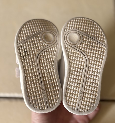 Tenis Polo Ralph Lauren Heritage Court Bear para niños talla US5 UK4.5 14CM - Imagen 4 de 9