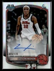 2025-26 Bowman Cotie McMahon Chrome Autographs Refractor #/499 auto card