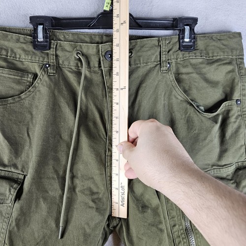 Smoke Rise Cargo Shorts Mens 38 Utility Pockets Drawstring Outdoor Casual Hiking - Picture 4 of 10