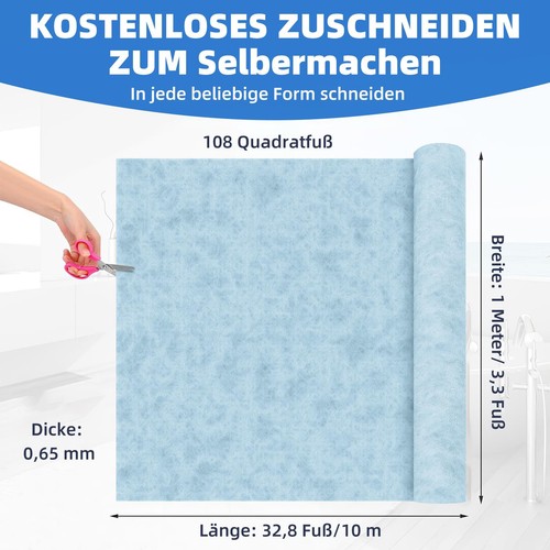 Dichtbahn 10 30m² Rolle Abdichtbahn Bad Dusche Balkon Terrasen Entkopplungsmatte - Bild 18 von 26