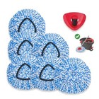 6+1 Pack Spin Mop Replacement Head Compatible with O Ceda EasyWring 1-Tank 