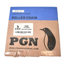 PGN Bearings #40 Roller Chain 10' Carbon Steel 239 Links For Bicycle Bike