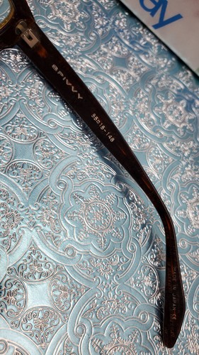 ✅️⭐️ SPIVVY SP-202 BR Dark Varnish Wood 55□15-148 handcrafted Eyeglasses "Frame" - Picture 16 of 24