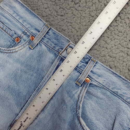 Levi's Ribcage Straight Ankle Jeans Women's 30 x26 Blue Stretch Denim Med. Wash - Picture 9 of 14
