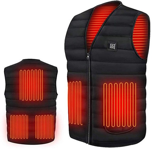 Heated Vest Winter Warm Electric USB Jacket Men's Women's Heated Jacket - Picture 19 of 20