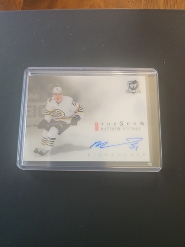 2023-24 Upper Deck The Cup Matthew Poitras The Show Auto