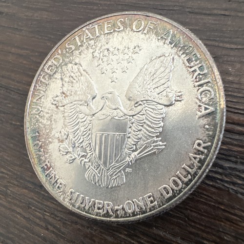 Lot of 2 - 1988 $1 American Silver Eagles - 1 Oz - 99.9% - Lot H - Picture 20 of 20