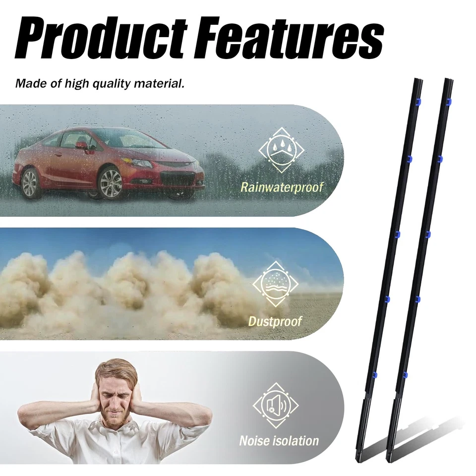 Moldura de cinturón izquierda + derecha para Honda Civic Coupé 2012-2015 2P Foto 3 de 4