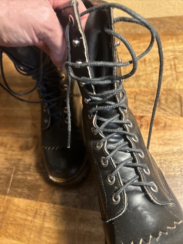 Vintage Red Wing 699 Vibram Logger Boot Leather USA Men’s 7.5 Women’s 9 - Bild 11 von 20