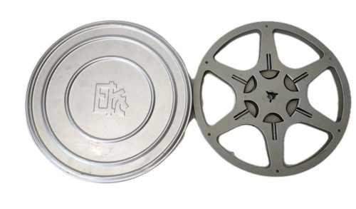 Vintage 16 mm Eastman Kodak Kodascope 400 ft - 7” Film Reel & Humidor Canister