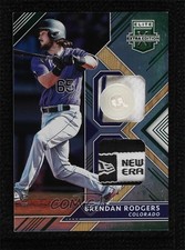 2018 Panini Elite Extra Edition Dual Materials Emerald /10 Brendan Rodgers